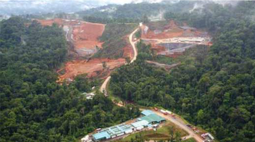 Open pit mine, Panama