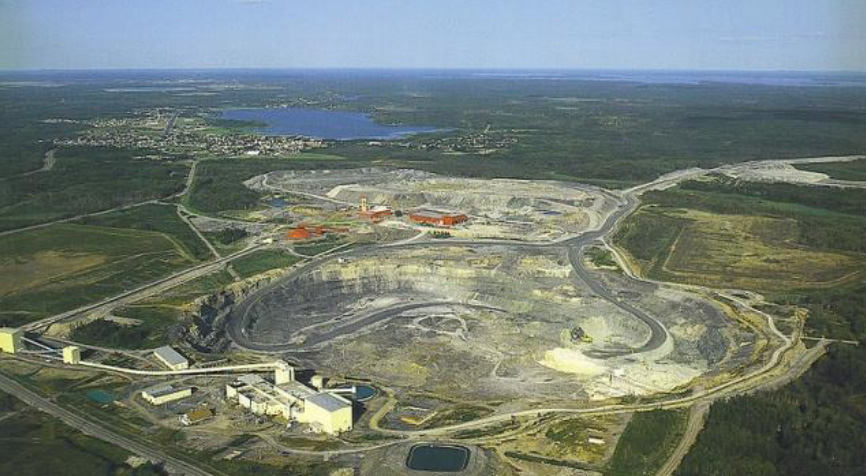 Open pit mine, Ontario